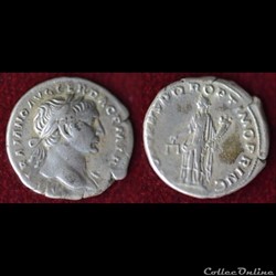 Trajan - denier - COS V P P S P Q R OPTIMO PRINC (AEQVITAS)
