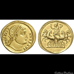 Constantin I - aureus - RIC 1 Constantinople