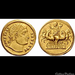 Constantin I - aureus - RIC 1 Constantinople