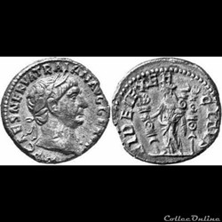 Trajan - denier - hybride FIDEI EXERCITVS