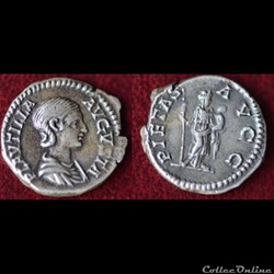 Plautille - denier - PIETAS AVGG