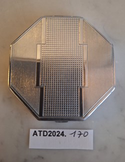 ATD 2024.170 Poudrier octogonal à motif géométrique