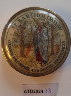 ATD2024.78 Poudrier rond St Bartholomew Coty