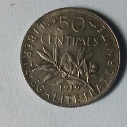 50c Semeuse 1915