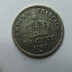 20c Napoléon III 1867BB