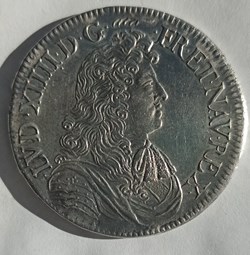 Louis XIV Ecu cravate 1679A