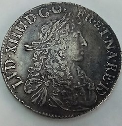 Louis XIV Ecu buste juvénile