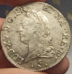 Louis XV Ecu vieille tête 1771