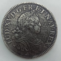 Louis XV Ecu 8 L 1725 B