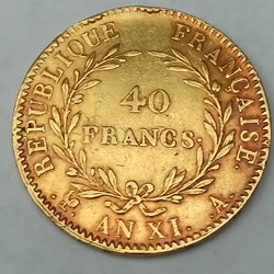40 F Napoléon an XI A