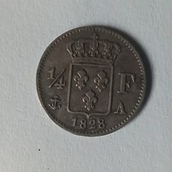 1/4 F Charles X 1828 A