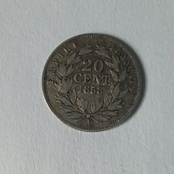 20c Napoleon III 1858 A