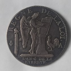 Louis XVI ½ écu constitutionnel 1792A