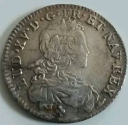 Louis XV 1/6 écu de France 1721X