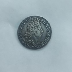 Louis XIV 10 sols 4 couronnes 1702BB