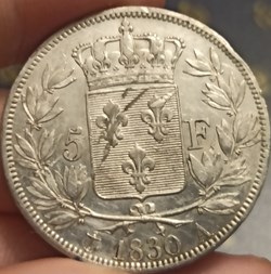 5 Francs Charles X 1830A