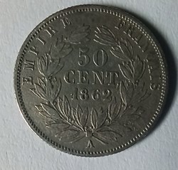 50c Napoléon III