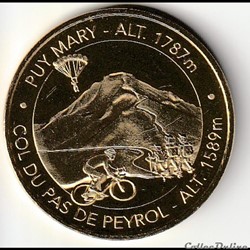 Puy Mary alt 1787m- col du pas de Peyrol - alt 1589m