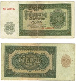 Allemagne 50 Mark type 1948