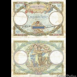 50 francs type 1927 "Luc-Olivier Merson"