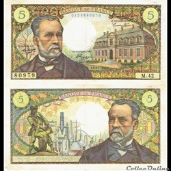 5 francs type 1966 "Pasteur"