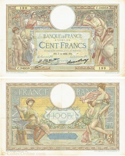 100 francs type 1906 "Luc-Olivier Merson"