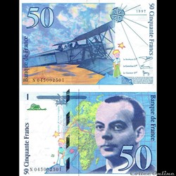 50 francs type 1992 "Saint-Exupéry"