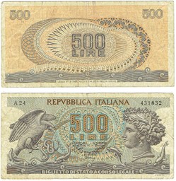 ITALIE 500 lire