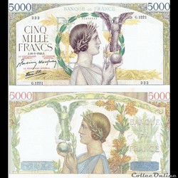 5 000 francs type 1934 "Victoire"