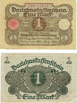 Allemagne 1 Mark type 1920