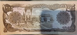 AFGHANISTAN  1000 Afghanis type 1979