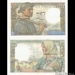 10 francs type 1941 "Mineur"