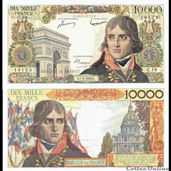 10 000 francs  type 1955 « Bonaparte »