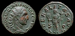 13 Trajan Dèce - Dupondius