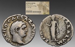 Roman Empire: 69 AD silver denarius of Otho