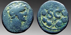 Roman Provincial (Antioch on Orontes): bronze Æ22 of Antoninus Pius, ca. 138-161 AD