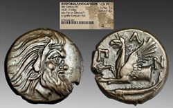 Greece (Thrace, Pantakapaion): ca. 310-303 BC bronze Æ21