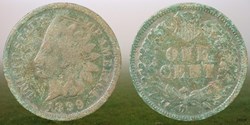 (DD009) USA: 1899 Indian cent
