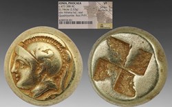 Greece (Ionia, Phokaia): ca. 478-387 BC electrum hekte