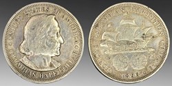 United States: silver commemorative half dollar (Columbian Exposition), 1893