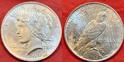 United States: 1924 silver Peace dollar