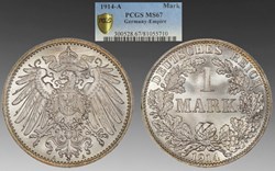Germany (Imperial): silver mark, 1914-A