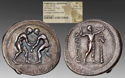 Greece (Pamphylia, Aspendos): ca. 325-250 BC silver stater