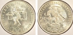 Mexico - 25 Pesos, 1968