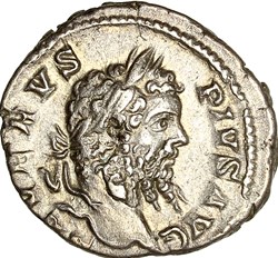 Denier de Septime Sévère, Africa, 207, Rome