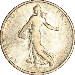 1 franc Semeuse, IIIe République, 1909