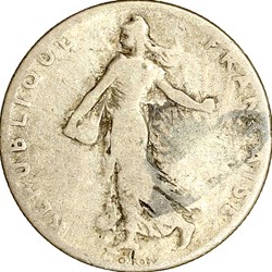 50 centimes Semeuse, IIIe République, 1899