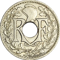 25 centimes Lindauer, IIIe République, 1931