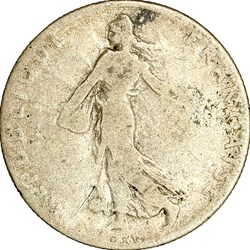 50 centimes Semeuse, IIIe République, 1900