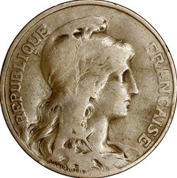 10 centimes Daniel-Dupuis, IIIe République, 1904